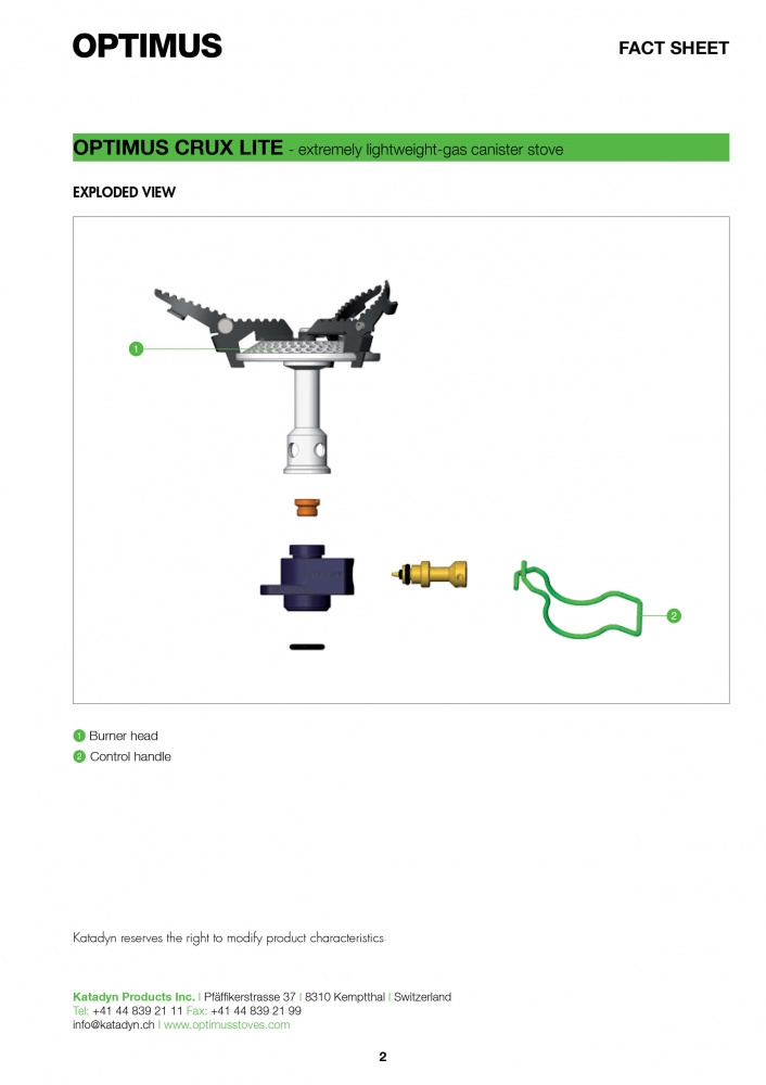 Gask�k Optimus Crux Lite