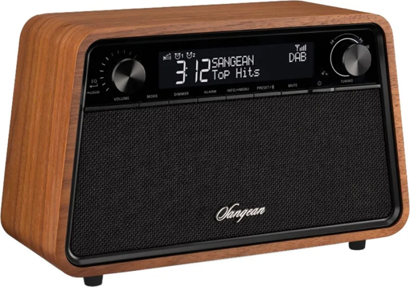 Sangean Wood radio Vintage Valnut